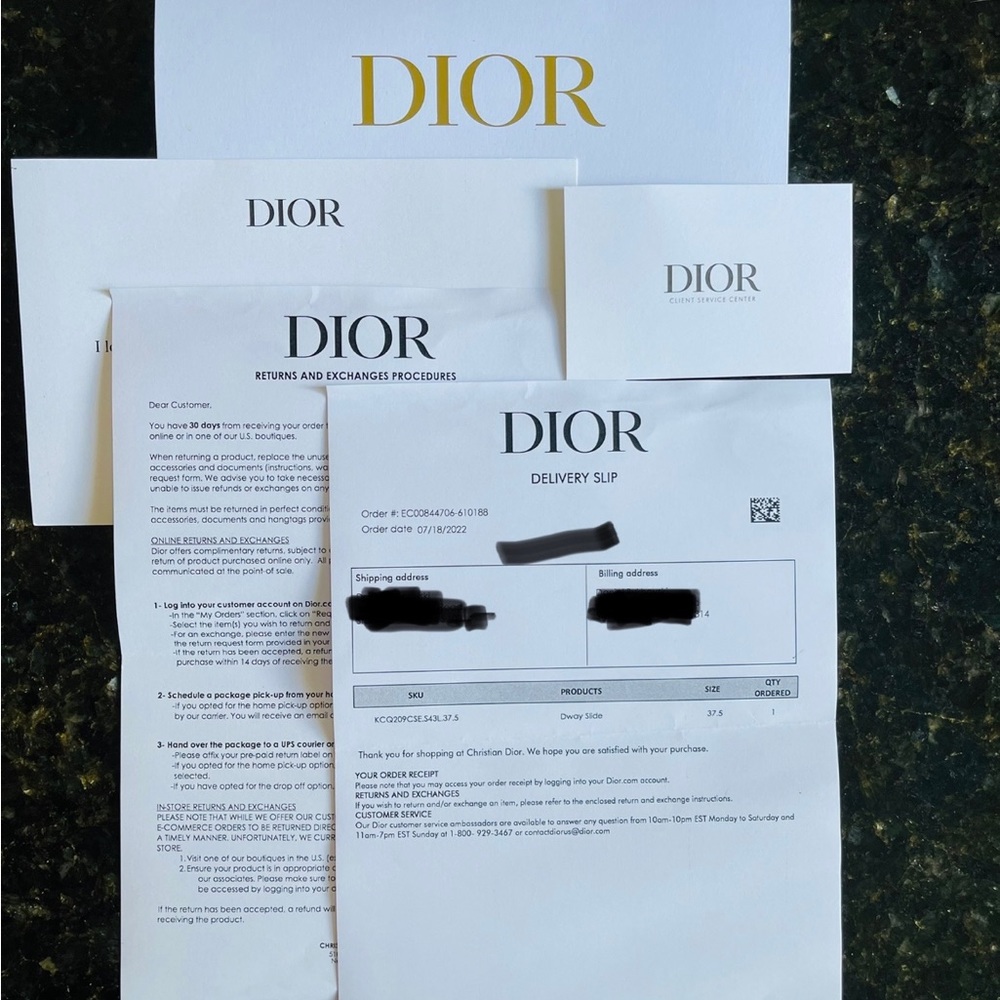 Brand new Dior sandals - Picture 6 of 6